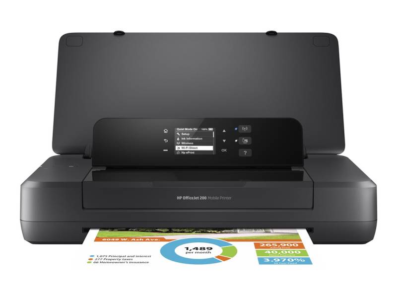 HP Officejet 200 Mobile Printer A4 color Inkjet